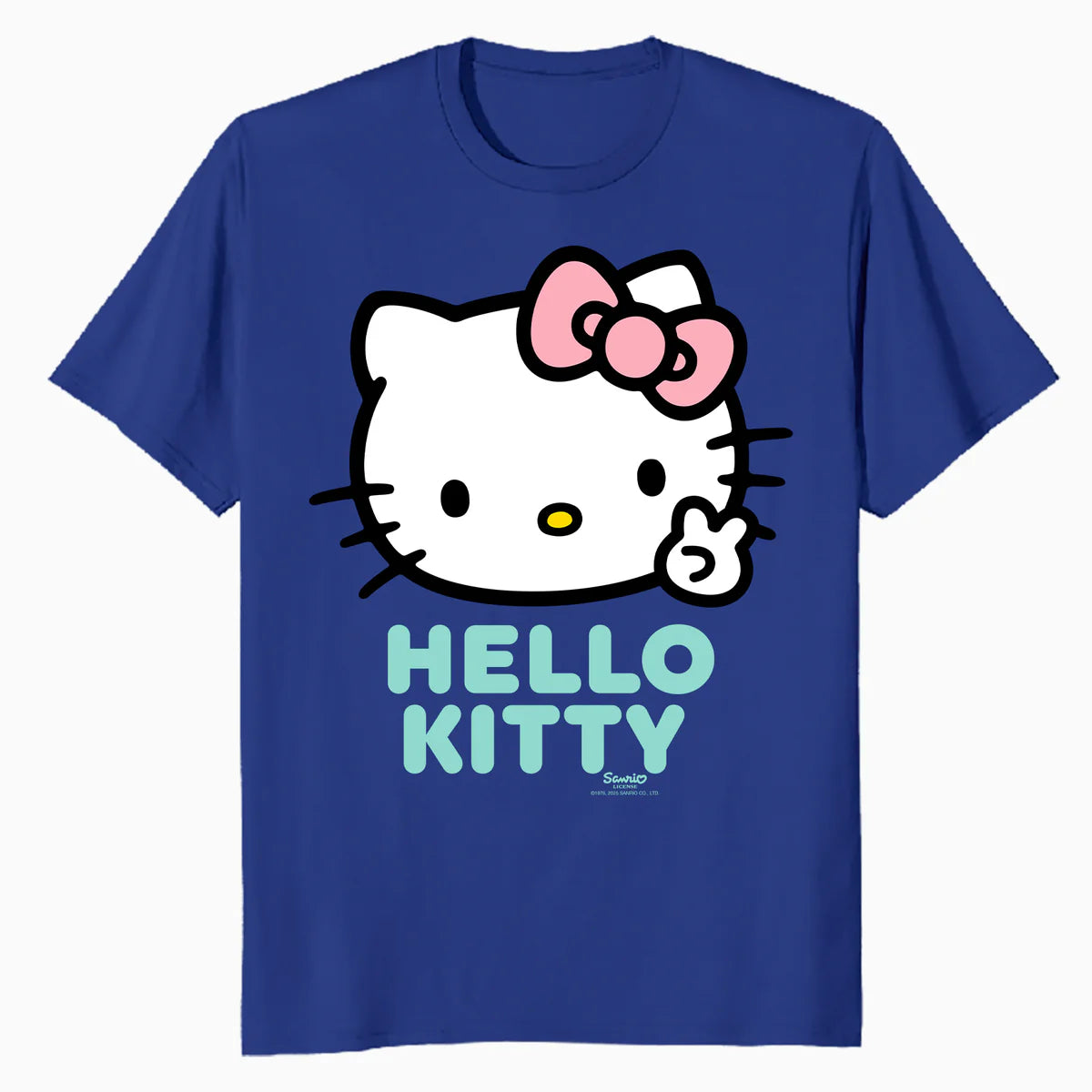 Hello Kitty Peace Love XOXO Sweet Friendship Pose Classic Official Men's T-Shirt