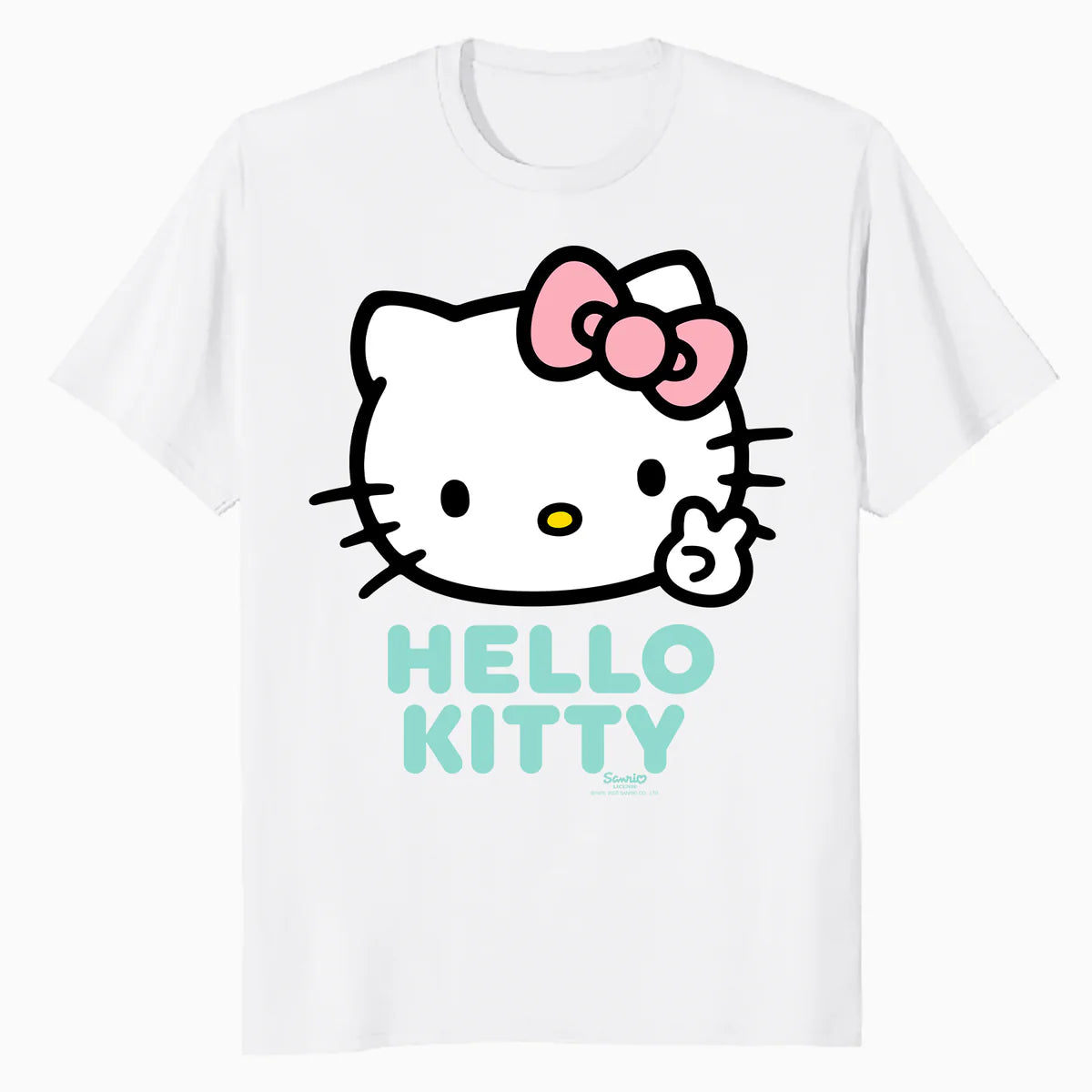 Hello Kitty Peace Love XOXO Sweet Friendship Pose Classic Official Men's T-Shirt