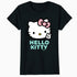Hello Kitty Peace Love XOXO Sweet Friendship Pose Classic Official Women's SKINNY FIT T-Shirt