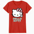 Hello Kitty Peace Love XOXO Sweet Friendship Pose Classic Official Women's SKINNY FIT T-Shirt