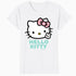 Hello Kitty Peace Love XOXO Sweet Friendship Pose Classic Official Women's SKINNY FIT T-Shirt