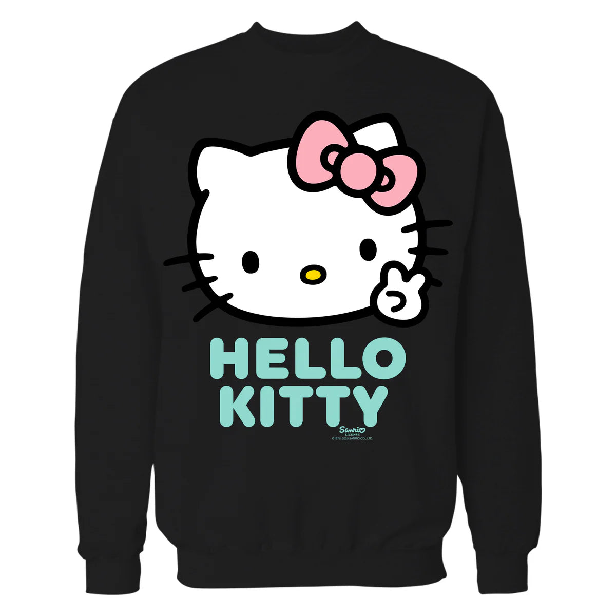 Hello Kitty Peace Love XOXO Sweet Friendship Pose Classic Official Sweatshirt