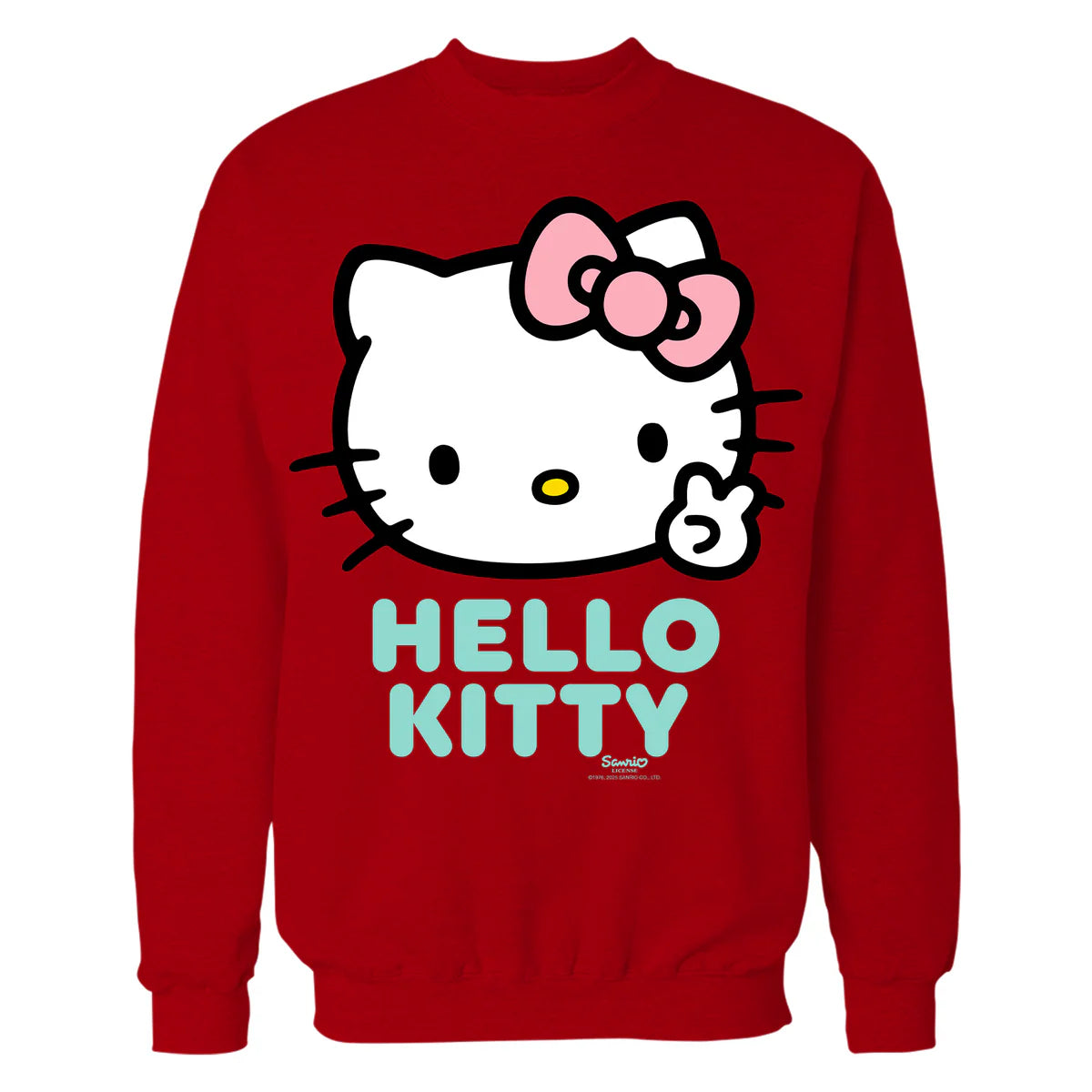 Hello Kitty Peace Love XOXO Sweet Friendship Pose Classic Official Sweatshirt