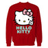 Hello Kitty Peace Love XOXO Sweet Friendship Pose Classic Official Sweatshirt