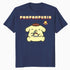 Hello Kitty Pompompurin Pose Sweet Yummy Food Classic Logo Official Men's T-Shirt