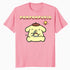 Hello Kitty Pompompurin Pose Sweet Yummy Food Classic Logo Official Men's T-Shirt