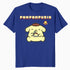 Hello Kitty Pompompurin Pose Sweet Yummy Food Classic Logo Official Men's T-Shirt