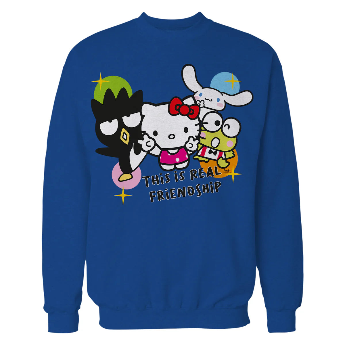 Hello Kitty Real Friendship Peace Love Sweet Team Classic Official Sweatshirt