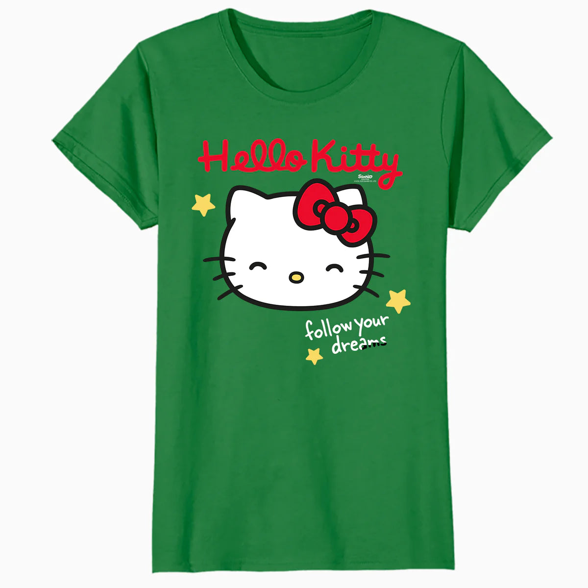Hello Kitty Stars Dreams Adventure Character Pose Classic Official Women's T-Shirt