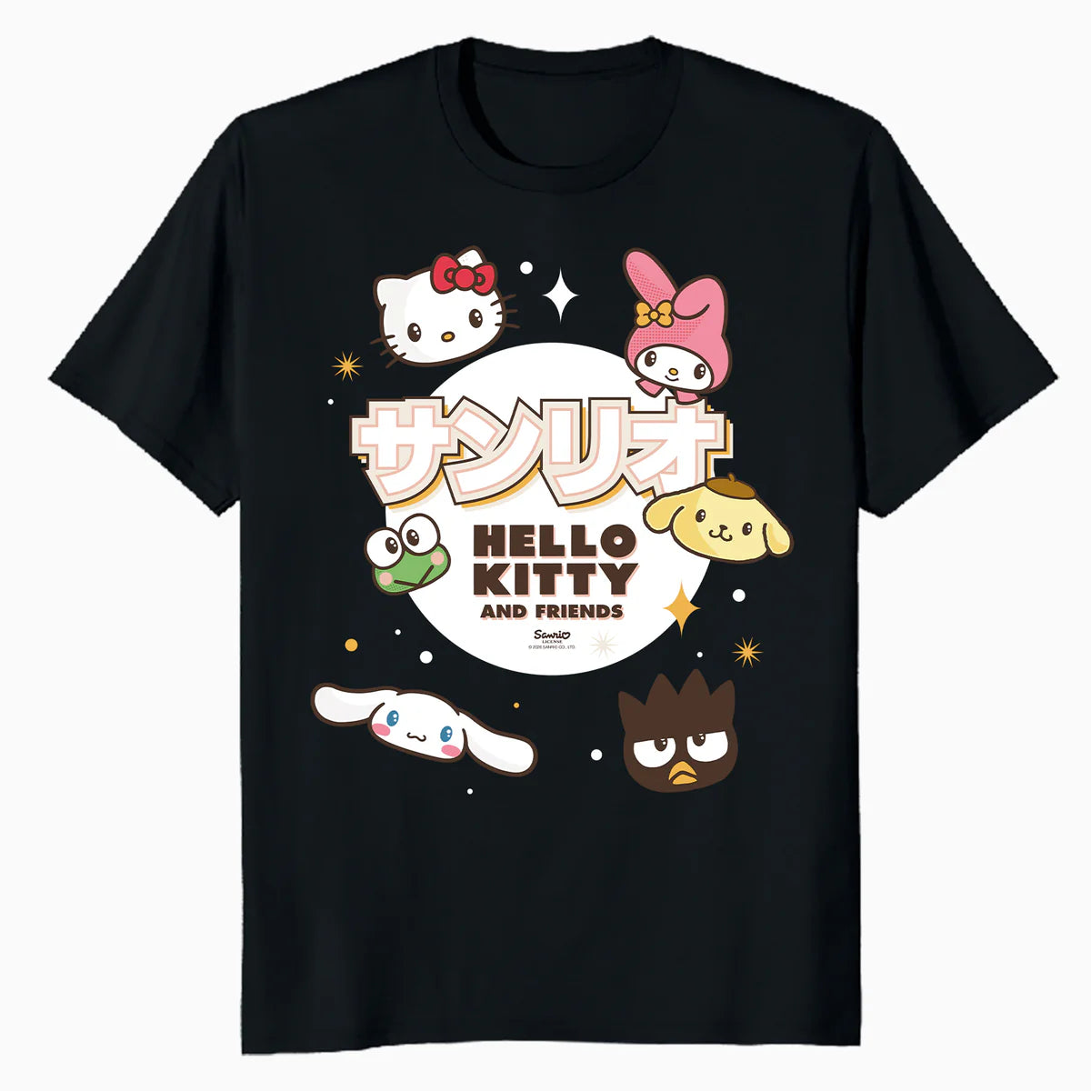 Hello Kitty Tokyo Japan Cute Friends Collage Pose Classic Official Men's T-Shirt