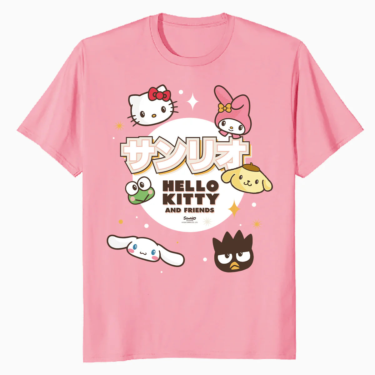 Hello Kitty Tokyo Japan Cute Friends Collage Pose Classic Official Men's T-Shirt