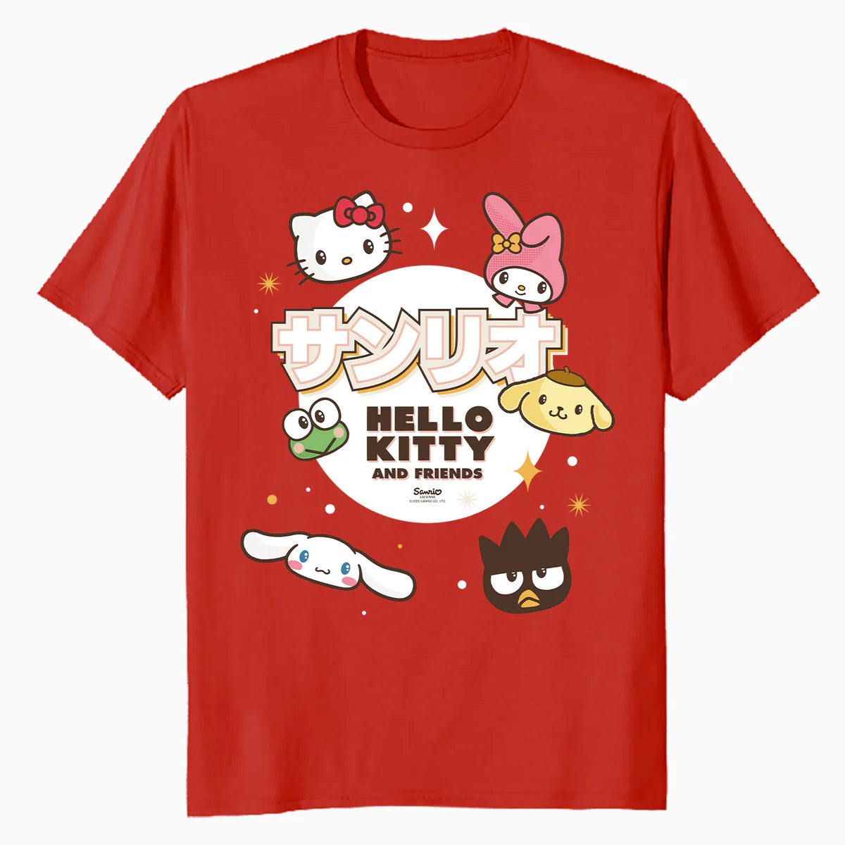 Hello Kitty Tokyo Japan Cute Friends Collage Pose Classic Official Men's T-Shirt