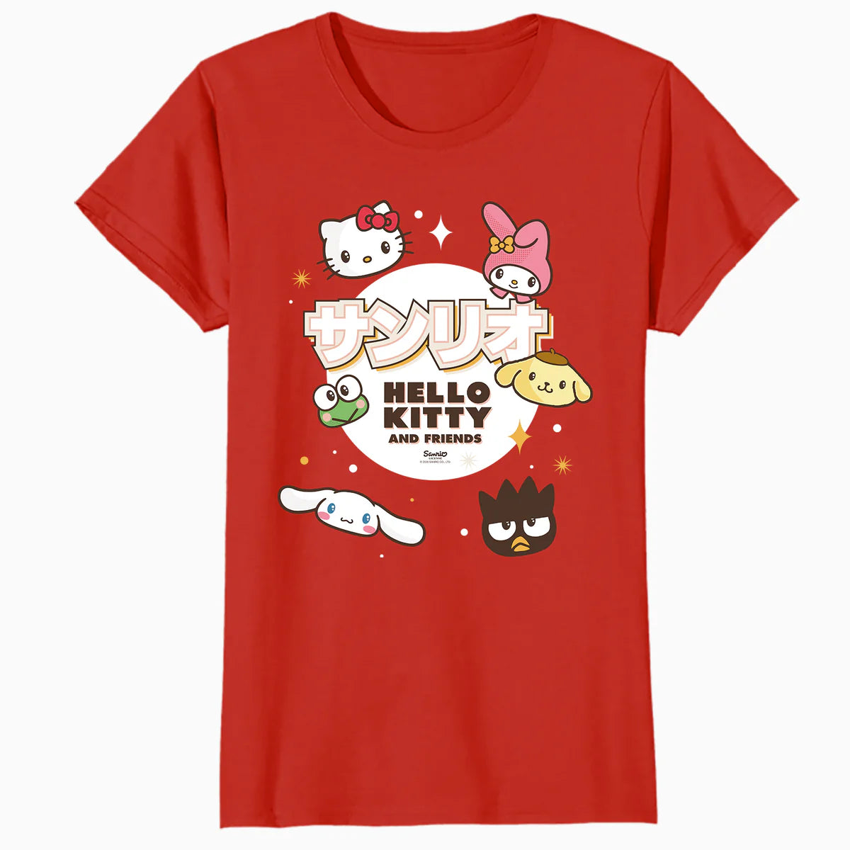 Hello Kitty Tokyo Japan Cute Friends Collage Pose Classic Official Women's T-Shirt