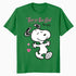 Peanuts Snoopy Spring Summer Vibe Fun Hearts Friends Classic Official Men's T-Shirt