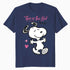 Peanuts Snoopy Spring Summer Vibe Fun Hearts Friends Classic Official Men's T-Shirt
