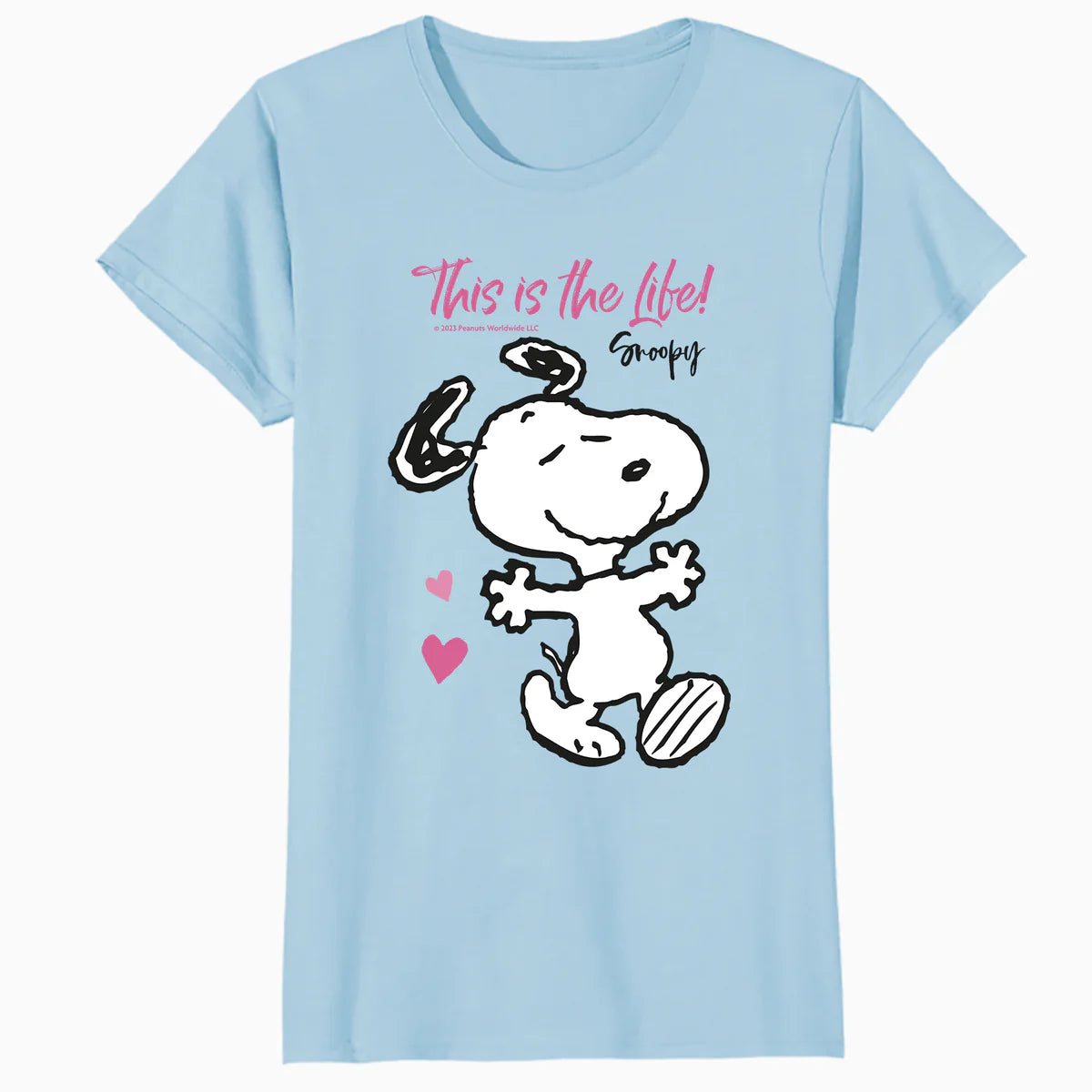 Peanuts Snoopy Spring Summer Vibe Fun Hearts Friends Classic Official Women's T-Shirt