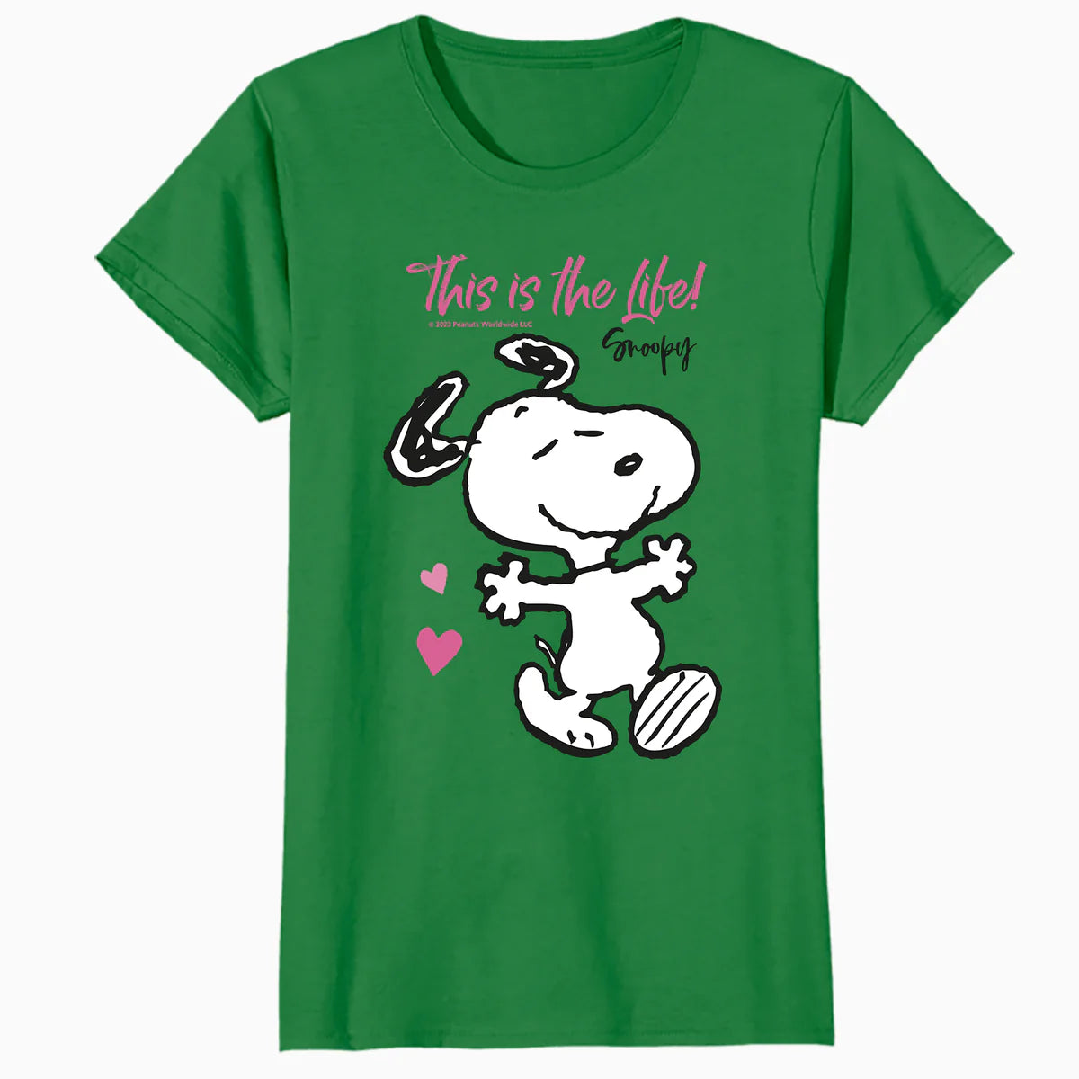 Peanuts Snoopy Spring Summer Vibe Fun Hearts Friends Classic Official Women's T-Shirt