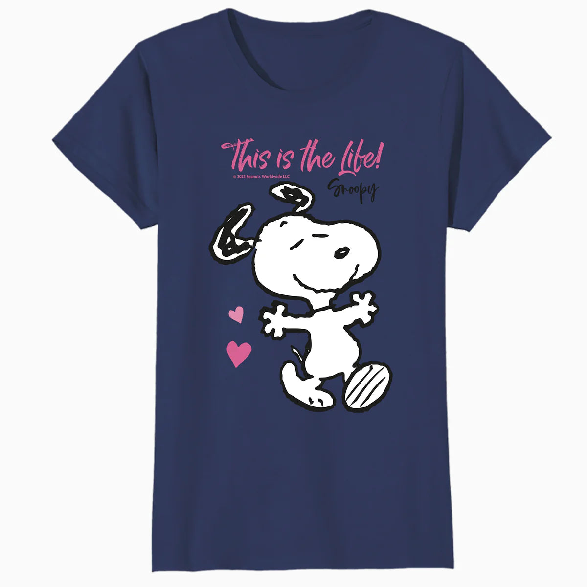 Peanuts Snoopy Spring Summer Vibe Fun Hearts Friends Classic Official Women's T-Shirt