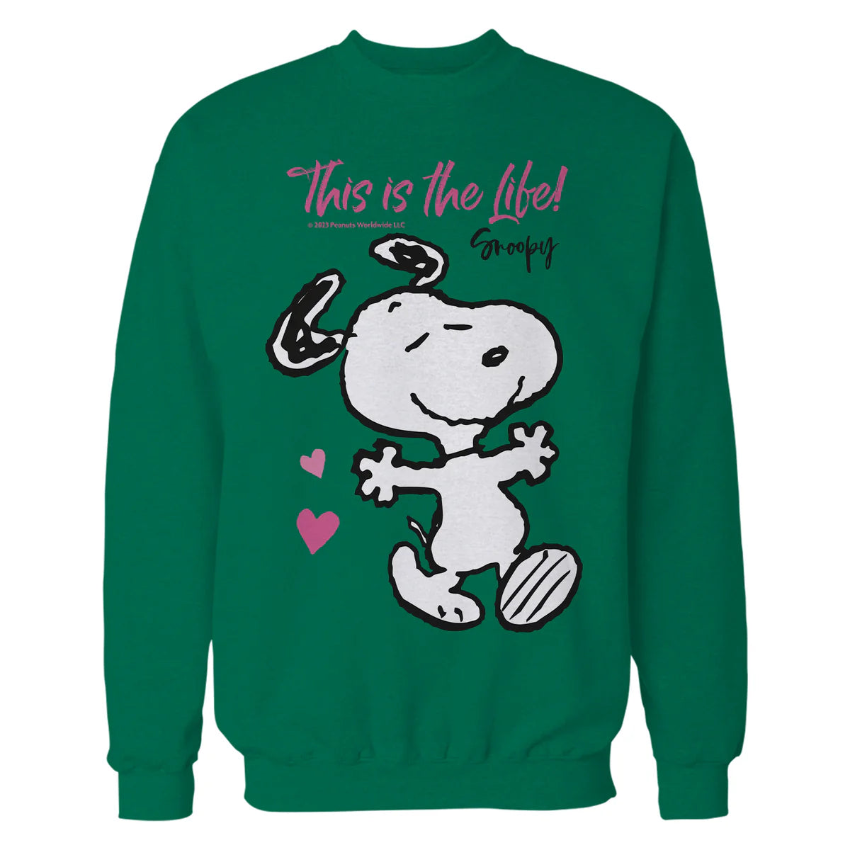 Peanuts Snoopy Spring Summer Vibe Fun Hearts Friends Classic Official Sweatshirt