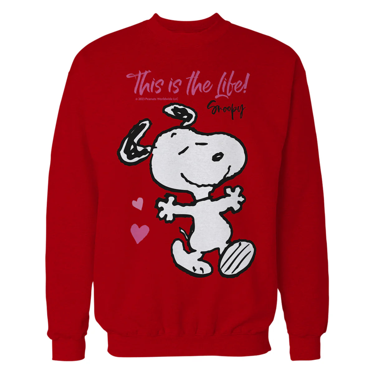 Peanuts Snoopy Spring Summer Vibe Fun Hearts Friends Classic Official Sweatshirt