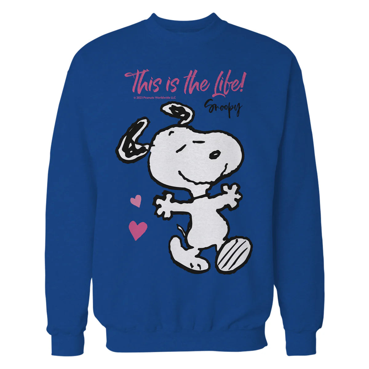 Peanuts Snoopy Spring Summer Vibe Fun Hearts Friends Classic Official Sweatshirt