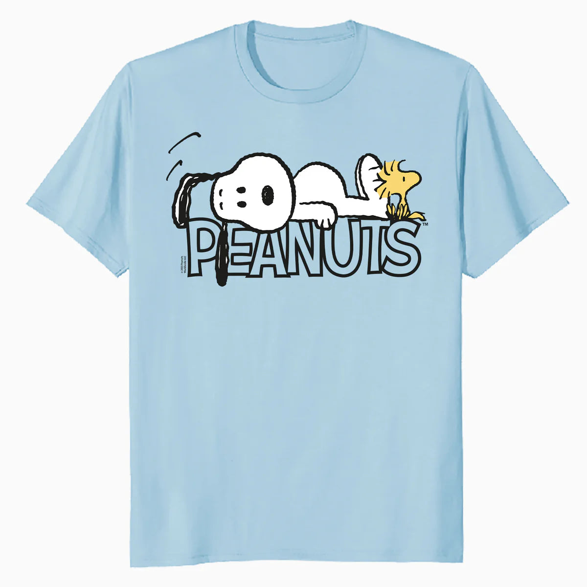 Peanuts Snoopy Woodstock Street Art Logo Lazy Dog Classic Official Men's T-Shirt