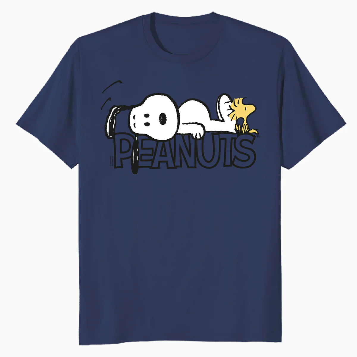 Peanuts Snoopy Woodstock Street Art Logo Lazy Dog Classic Official Men's T-Shirt