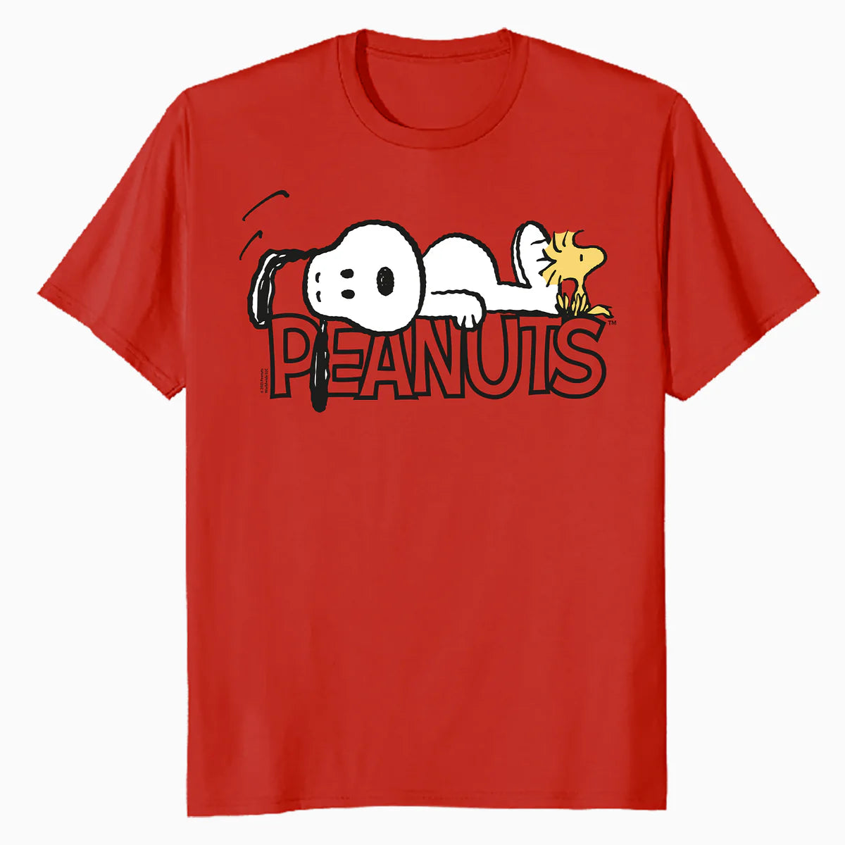 Peanuts Snoopy Woodstock Street Art Logo Lazy Dog Classic Official Men's T-Shirt