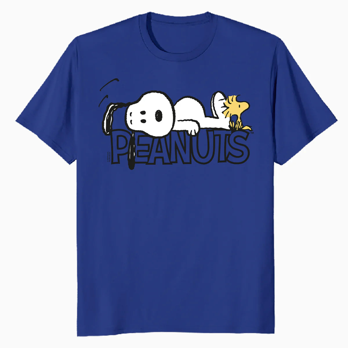 Peanuts Snoopy Woodstock Street Art Logo Lazy Dog Classic Official Men's T-Shirt