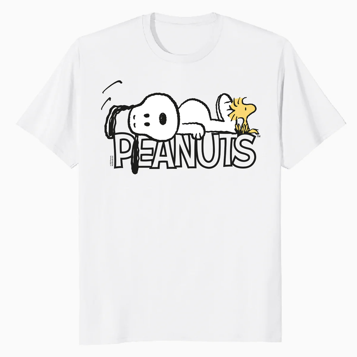 Peanuts Snoopy Woodstock Street Art Logo Lazy Dog Classic Official Men's T-Shirt