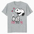 Peanuts Snoopy Woodstock Valentine Love Forever Friend Retro Official Men's T-Shirt