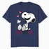 Peanuts Snoopy Woodstock Valentine Love Forever Friend Retro Official Men's T-Shirt