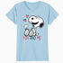 Peanuts Snoopy Woodstock Valentine Love Forever Friend Retro Official Women's T-Shirt