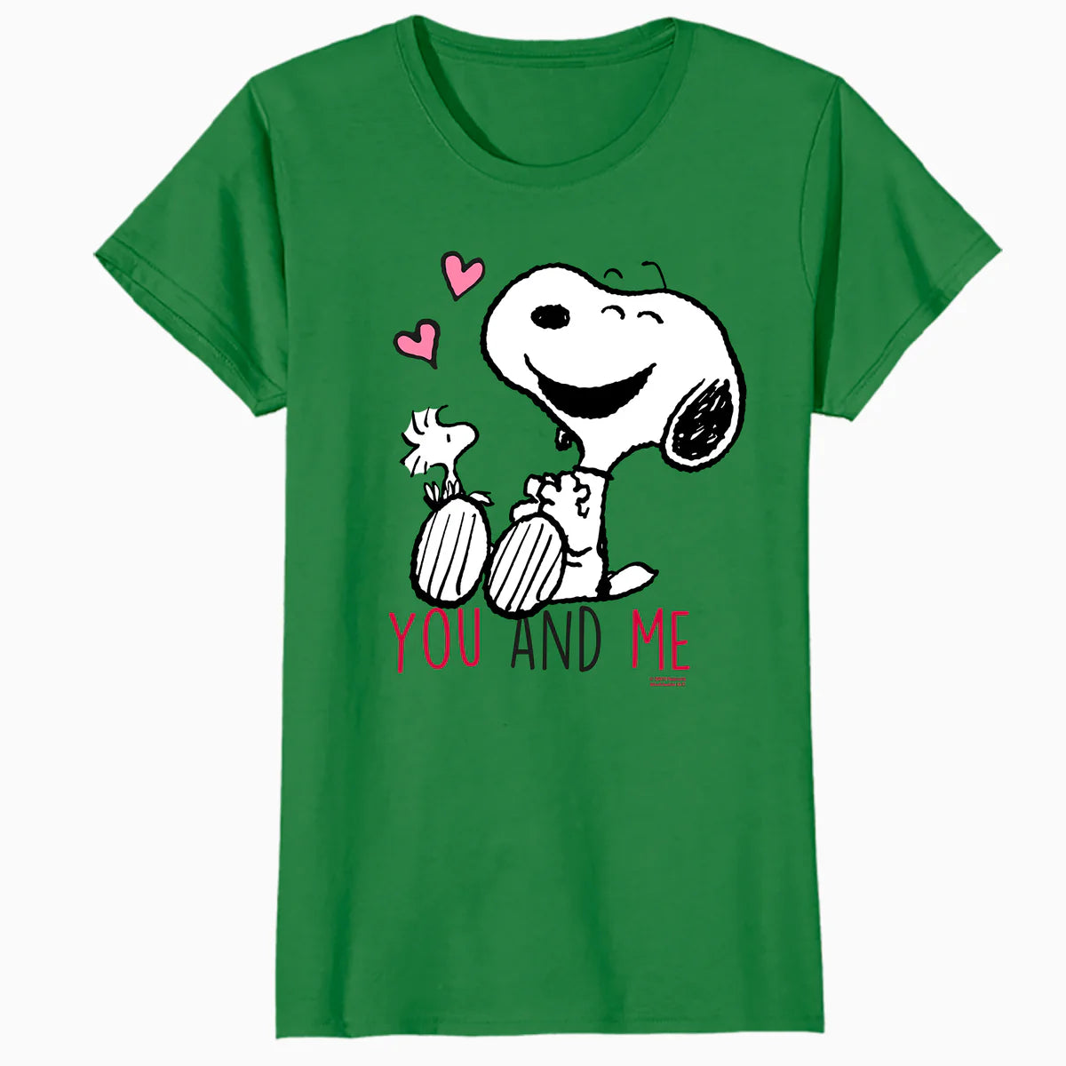 Peanuts Snoopy Woodstock Valentine Love Forever Friend Retro Official Women's T-Shirt