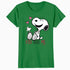 Peanuts Snoopy Woodstock Valentine Love Forever Friend Retro Official Women's T-Shirt