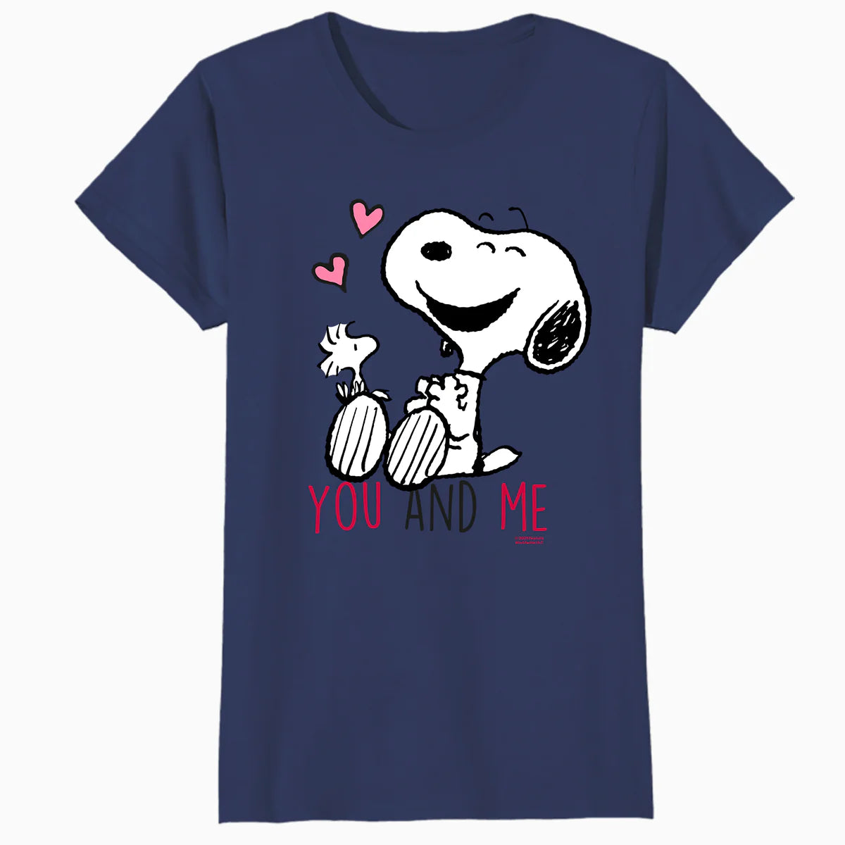 Peanuts Snoopy Woodstock Valentine Love Forever Friend Retro Official Women's T-Shirt