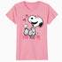 Peanuts Snoopy Woodstock Valentine Love Forever Friend Retro Official Women's T-Shirt
