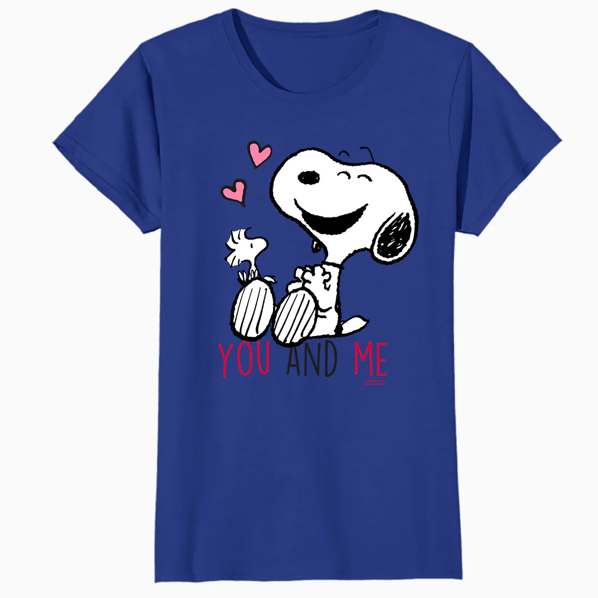 Peanuts Snoopy Woodstock Valentine Love Forever Friend Retro Official Women's T-Shirt