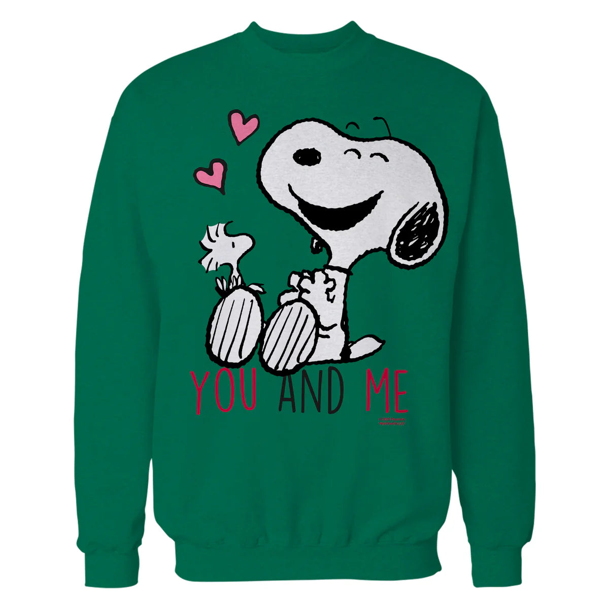 Peanuts Snoopy Woodstock Valentine Love Forever Friend Retro Official Sweatshirt