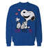 Peanuts Snoopy Woodstock Valentine Love Forever Friend Retro Official Sweatshirt