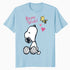 Peanuts Snoopy Woodstock Valentines Bonjour Sweetie Classic Official Men's T-Shirt