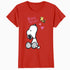 Peanuts Snoopy Woodstock Valentines Bonjour Sweetie Classic Official Women's T-Shirt