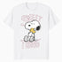 Peanuts Snoopy Woodstock Valentines Day Sweet Thing Classic Official Men's T-Shirt