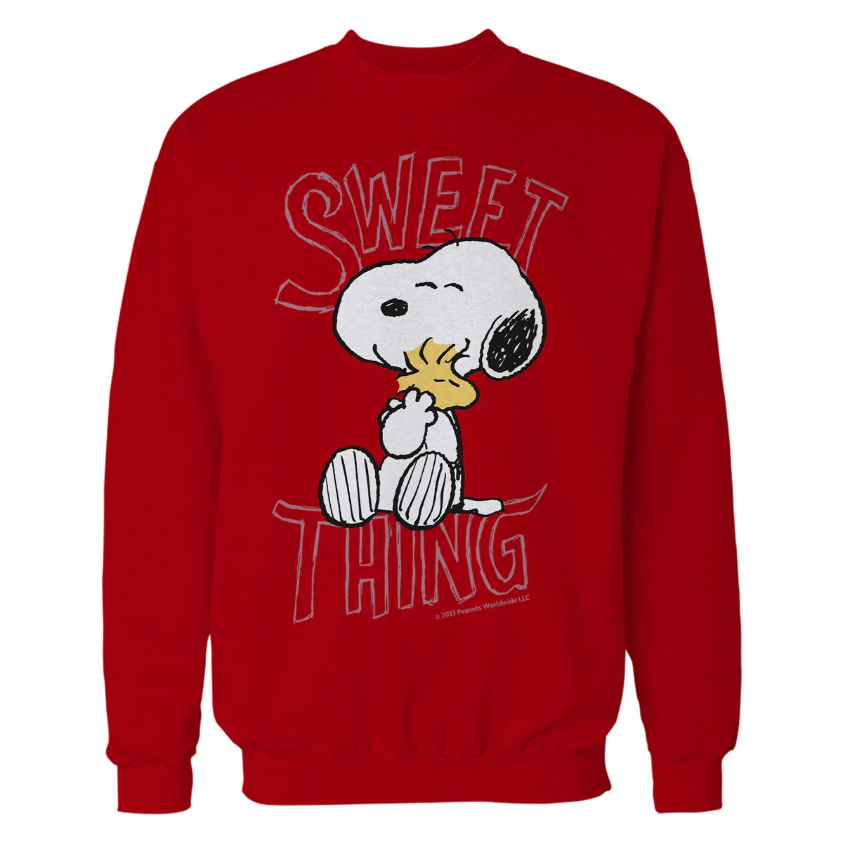 Peanuts Snoopy Woodstock Valentines Day Sweet Thing Classic Official Sweatshirt