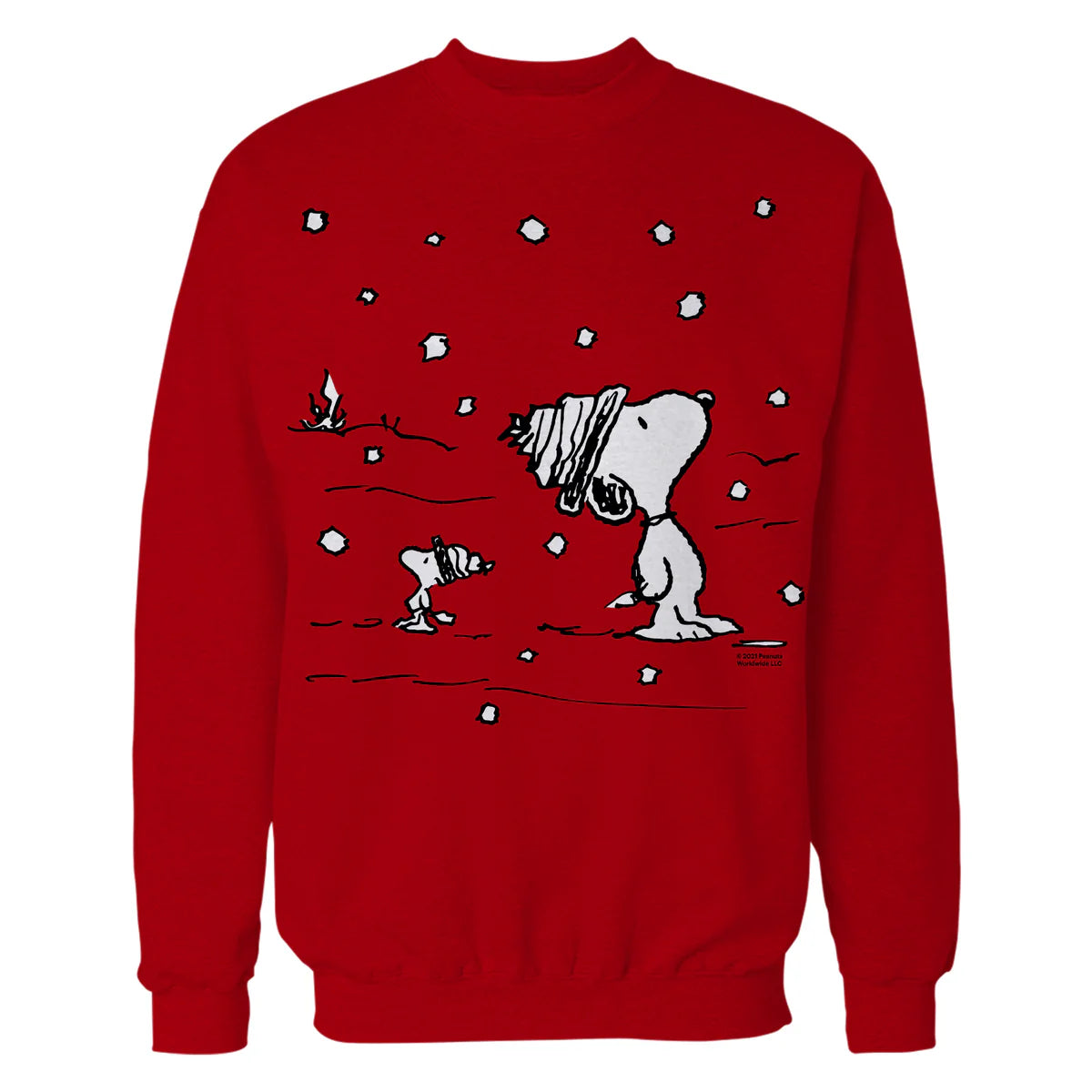 Peanuts Snoopy Woodstock Xmas Winter Wonderland Fun Classic Official Sweatshirt