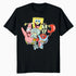 SpongeBob Patrick Crab Squidward Group Pose Cartoon Retro Official Men's T-Shirt