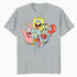 SpongeBob Patrick Crab Squidward Group Pose Cartoon Retro Official Men's T-Shirt