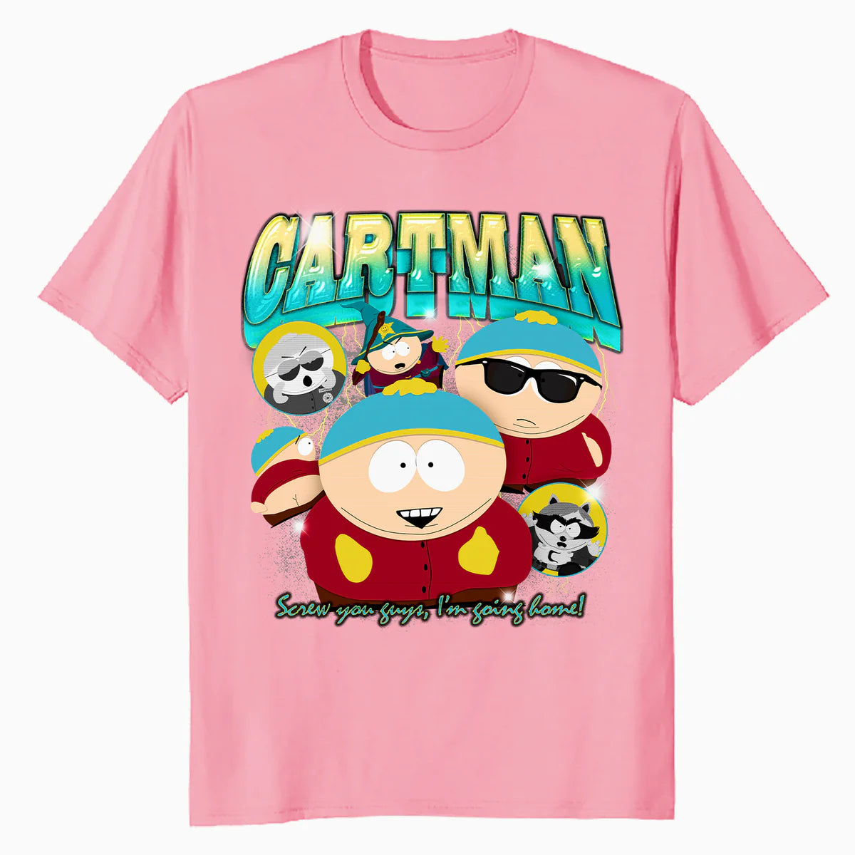 South Park Cartman Retro 90s Gangsta Rap Hip Hop Lol Parody Official Men's T-Shirt
