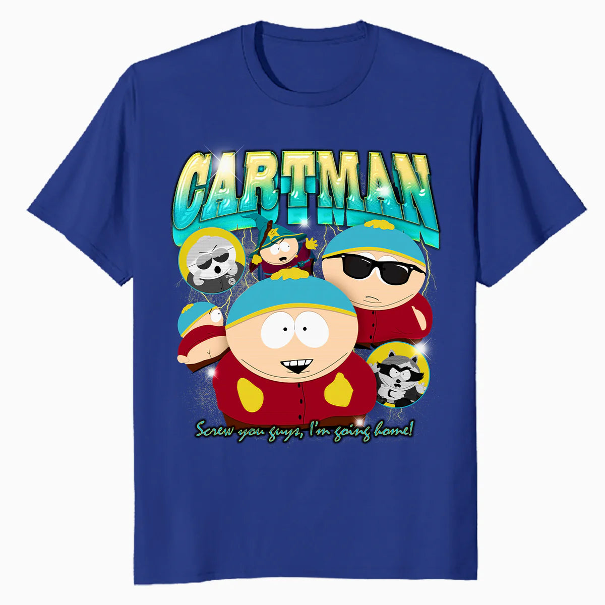 South Park Cartman Retro 90s Gangsta Rap Hip Hop Lol Parody Official Men's T-Shirt