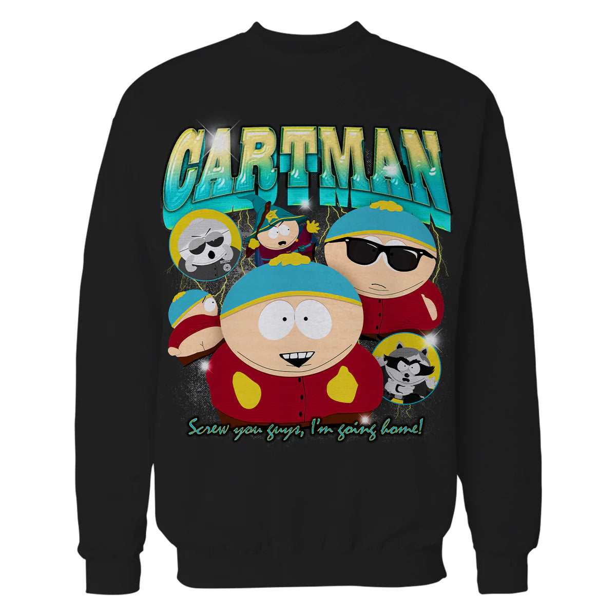 South Park Cartman Retro 90s Gangsta Rap Hip Hop Lol Parody Official Sweatshirt